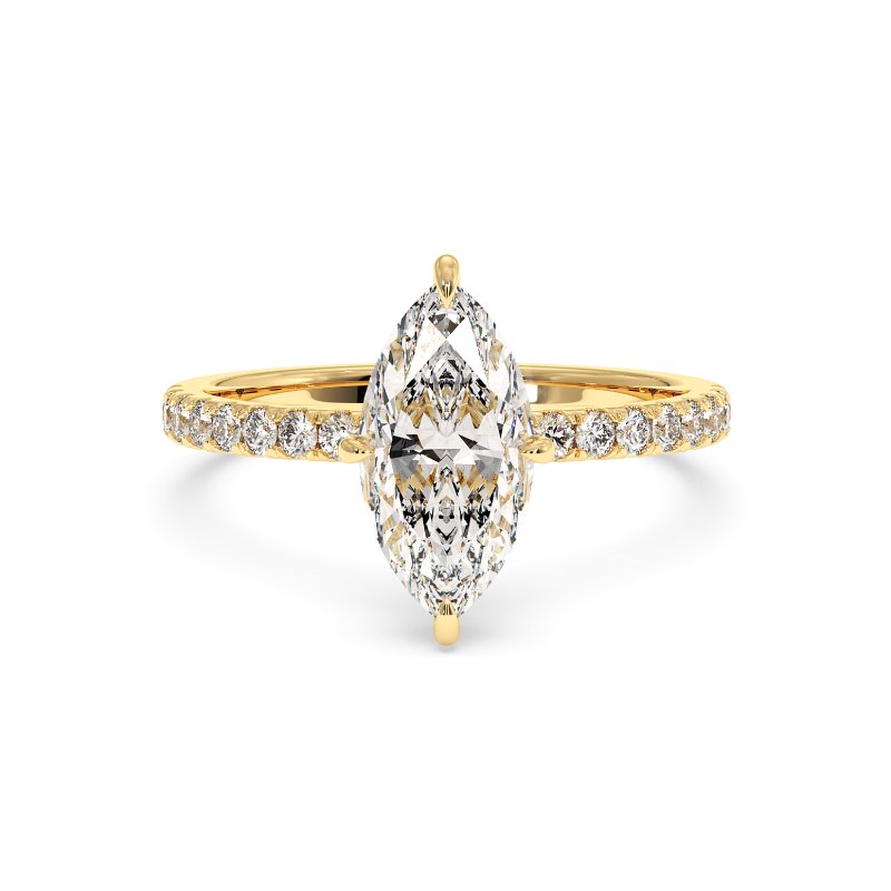 18K Yellow Gold Isadora Engagement Ring