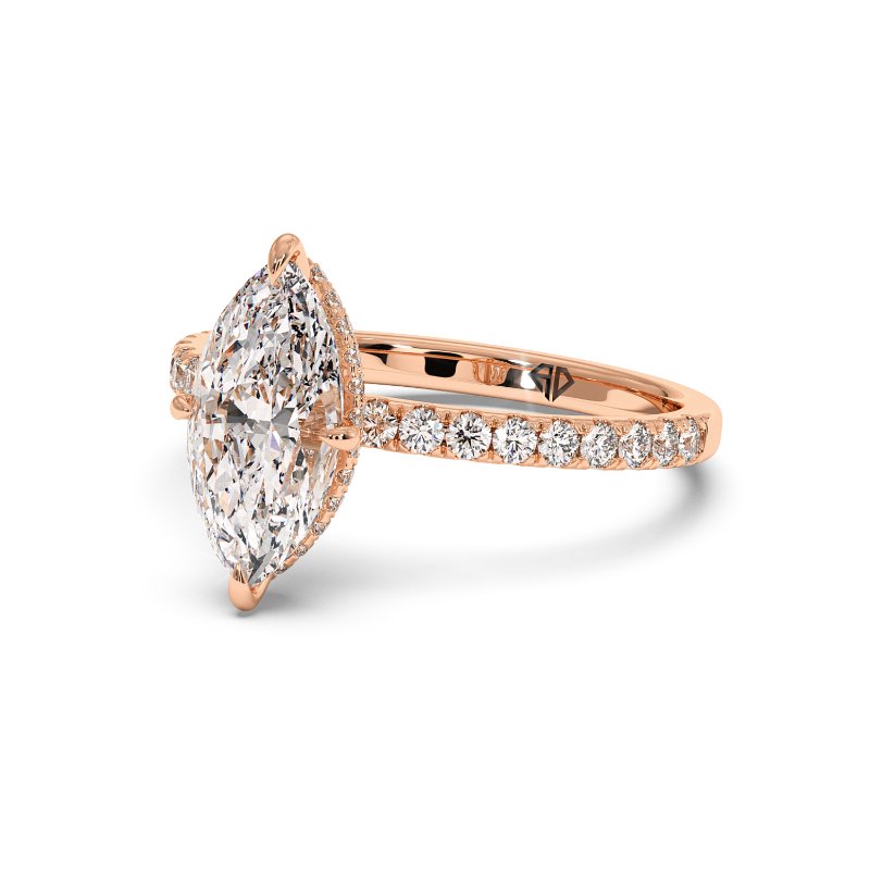 18K Rose Gold Isadora Engagement Ring