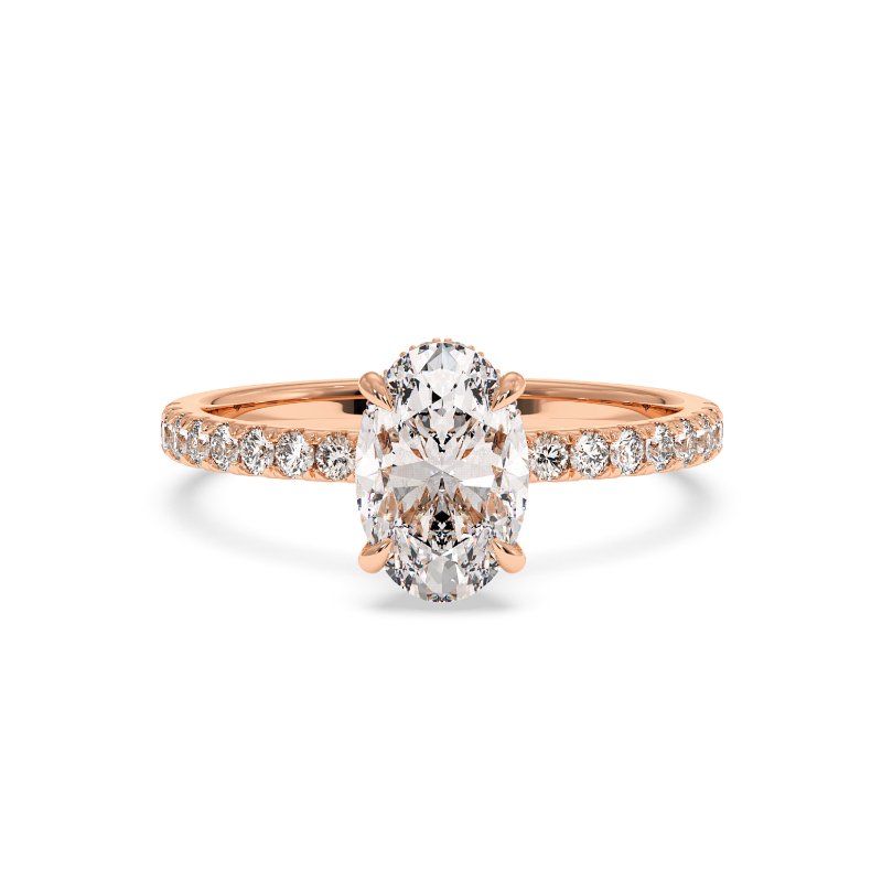 18K Rose Gold Isadora Engagement Ring