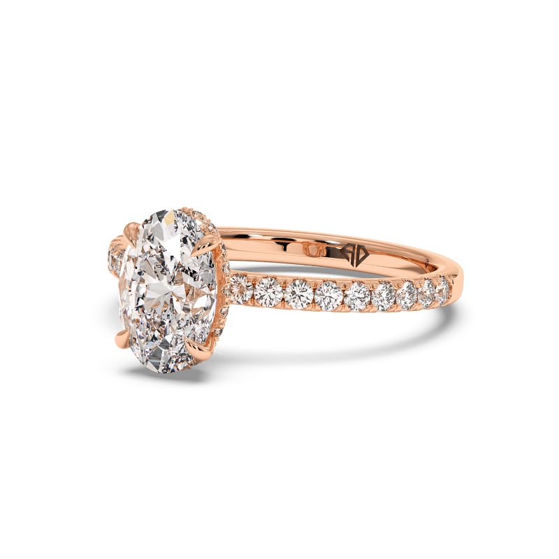 18K Rose Gold Isadora Engagement Ring