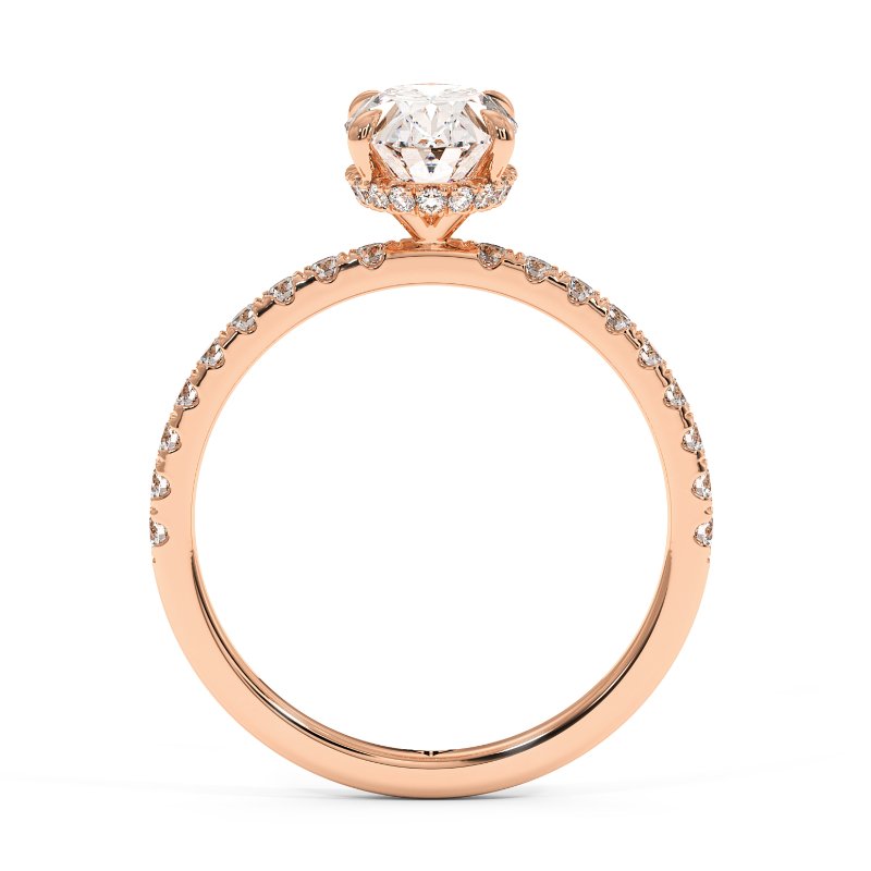 18K Rose Gold Isadora Engagement Ring
