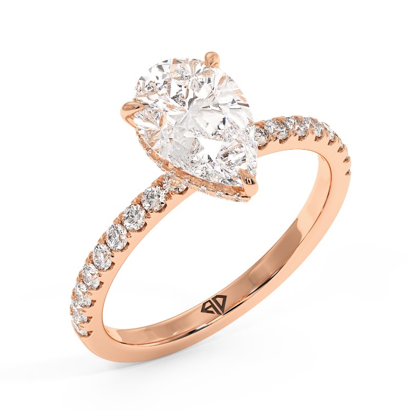 18K Rose Gold Isadora Engagement Ring