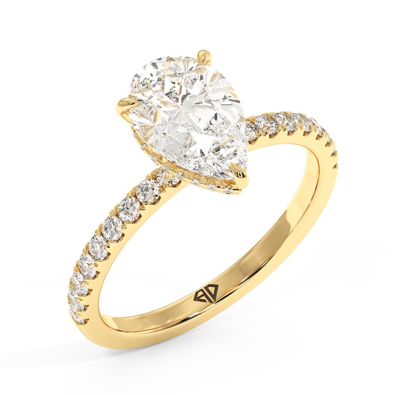 18K Yellow Gold Isadora Engagement Ring