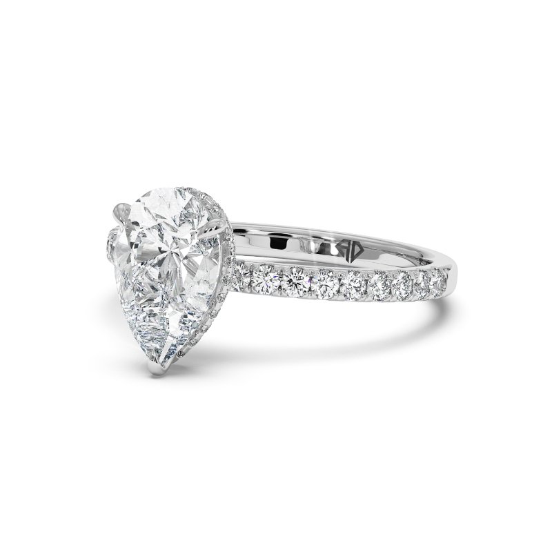 18K White Gold Isadora Engagement Ring