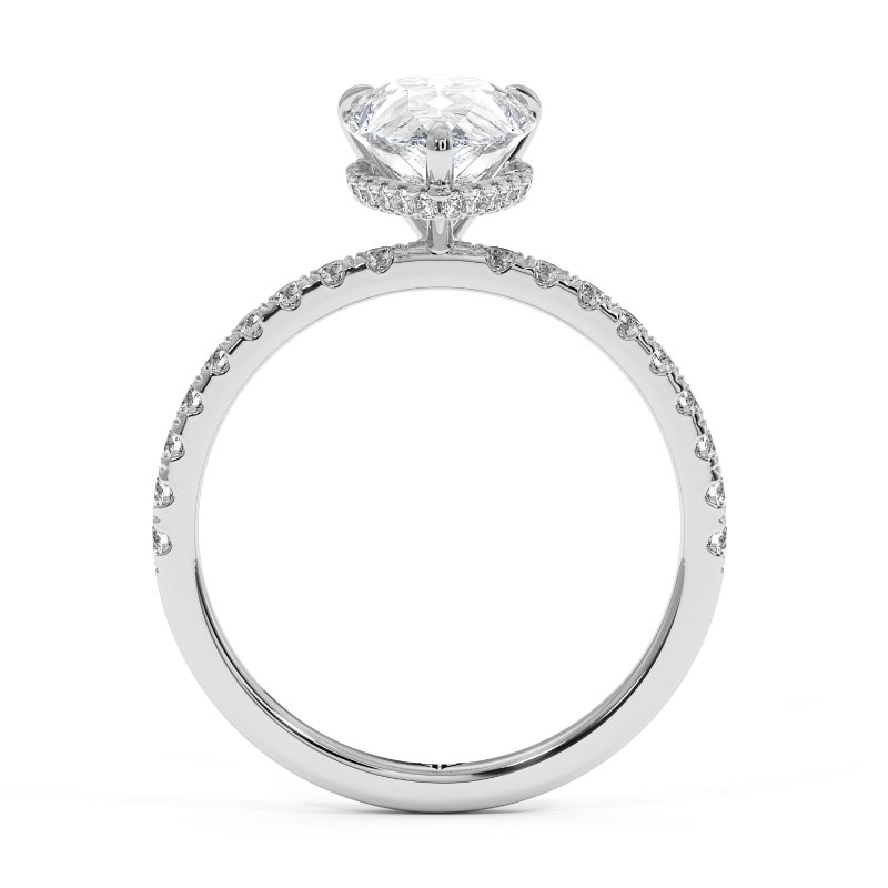 18K White Gold Isadora Engagement Ring