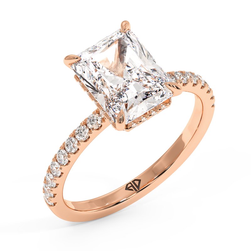 18K Rose Gold Isadora Engagement Ring