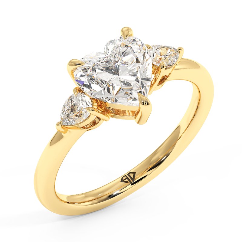 18K Yellow Gold Selene Engagement Ring