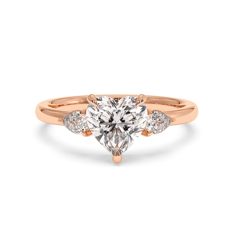 18K Rose Gold Selene Engagement Ring