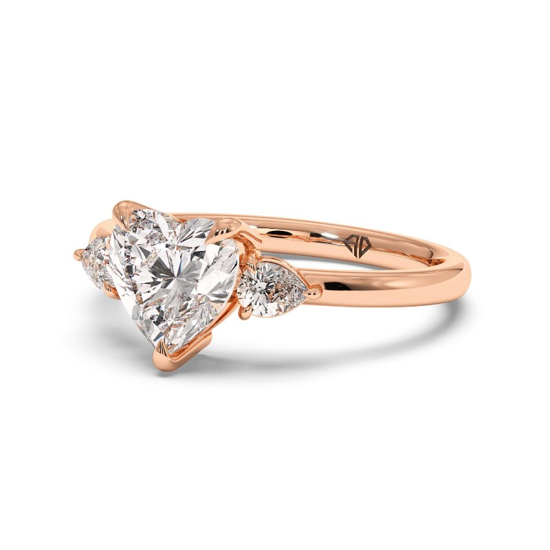 18K Rose Gold Selene Engagement Ring