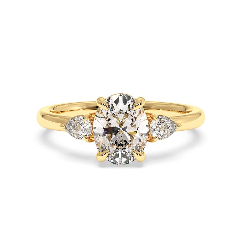 18K Yellow Gold Selene Engagement Ring