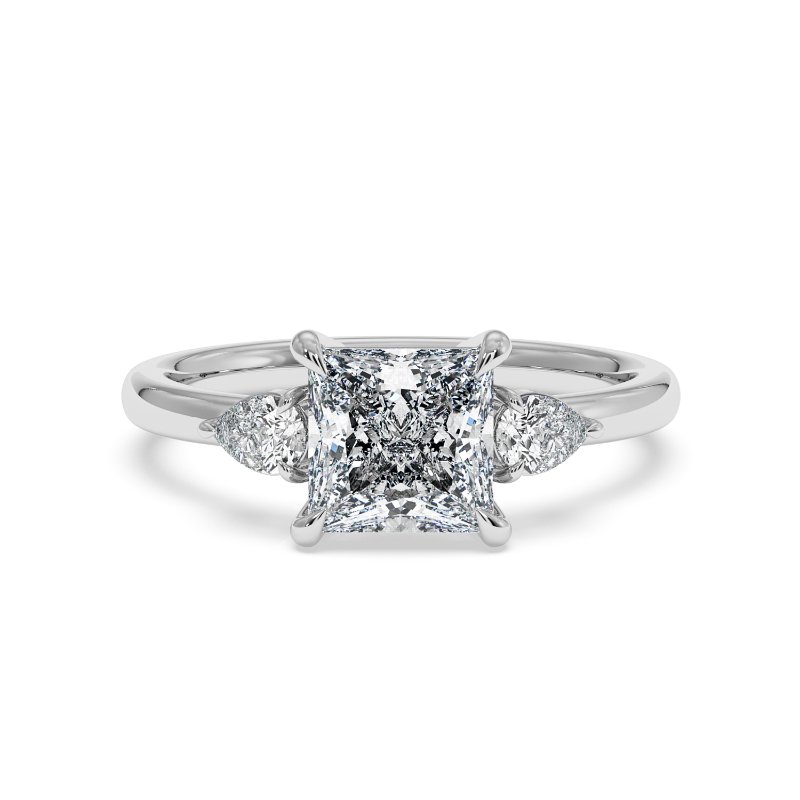 18K White Gold Selene Engagement Ring