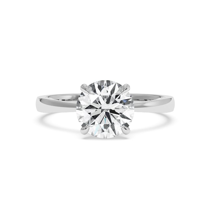 18K White Gold Giselle Diamond Solitaire Engagement Ring
