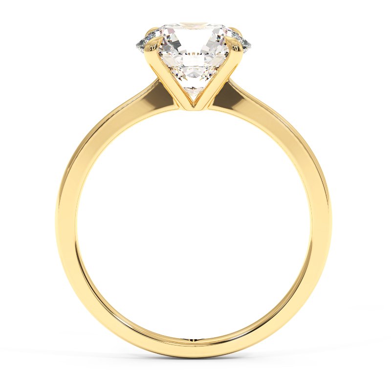 18K Yellow Gold Giselle Diamond Solitaire Engagement Ring