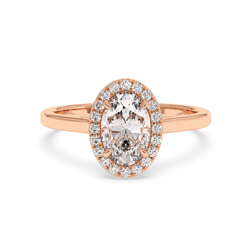 18K Rose Gold Layla Engagement Ring