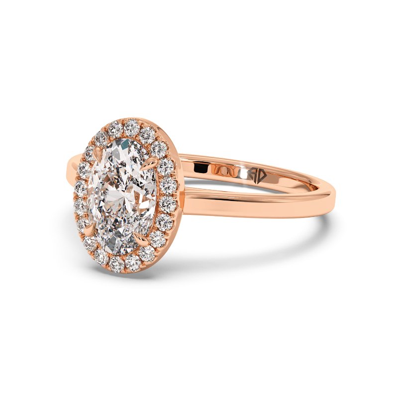 18K Rose Gold Layla Engagement Ring
