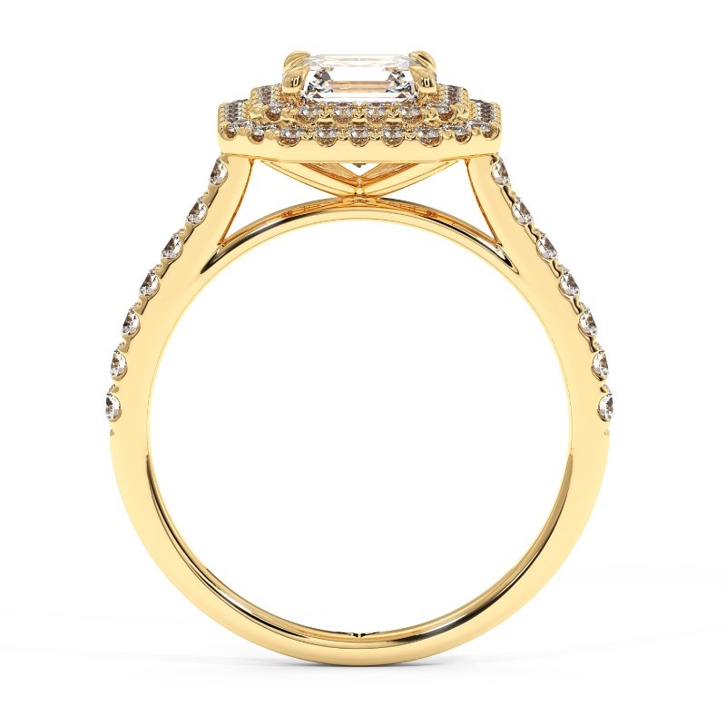 18K Yellow Gold Eva Engagement Ring