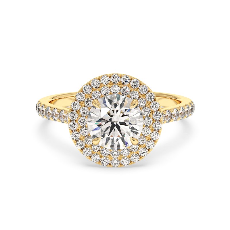 18K White Gold Eva Engagement Ring