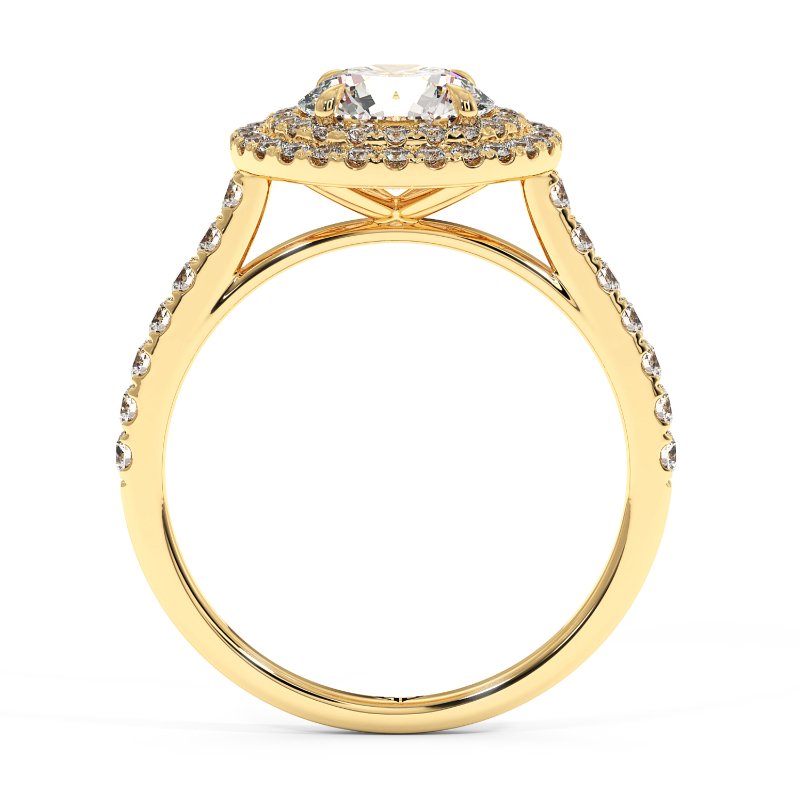 18K Yellow Gold Eva Engagement Ring