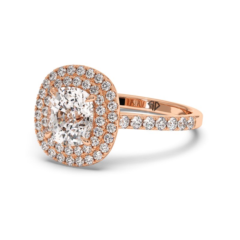18K Rose Gold Eva Engagement Ring