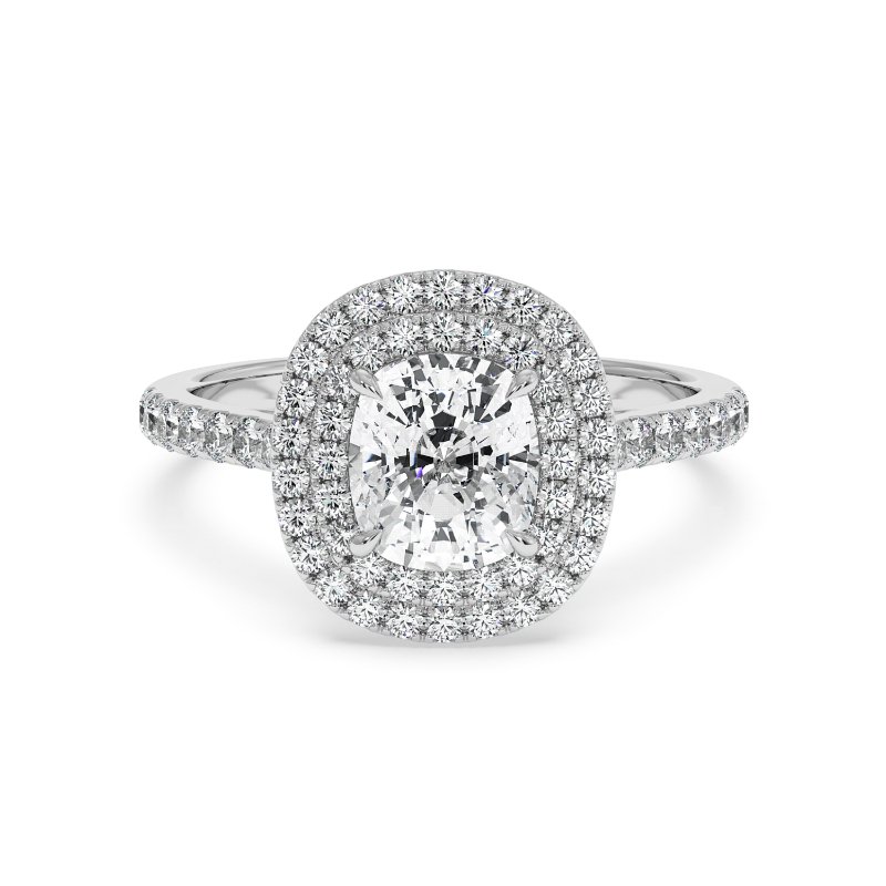 18K White Gold Eva Engagement Ring