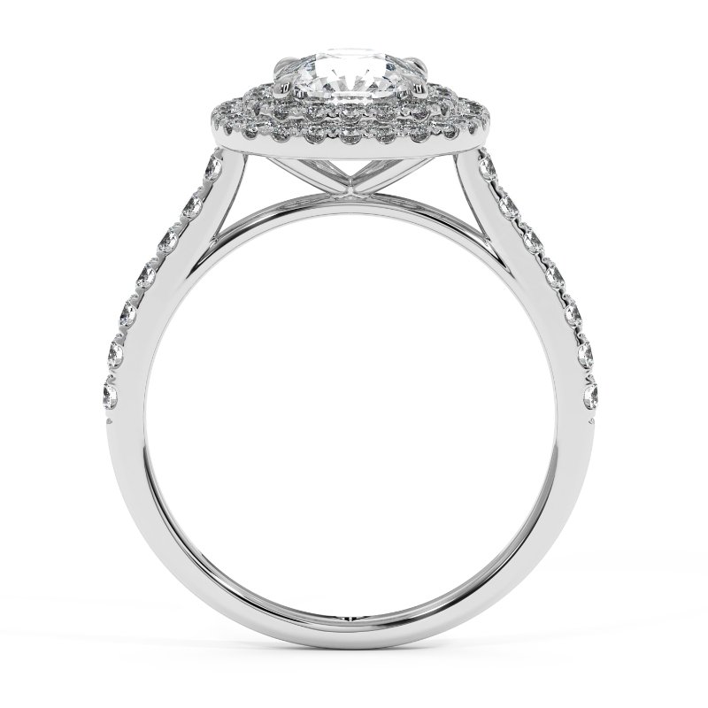 18K White Gold Eva Engagement Ring
