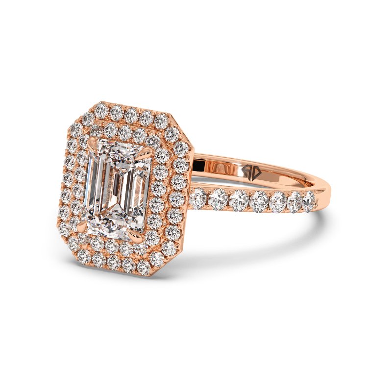 18K Rose Gold Eva Engagement Ring