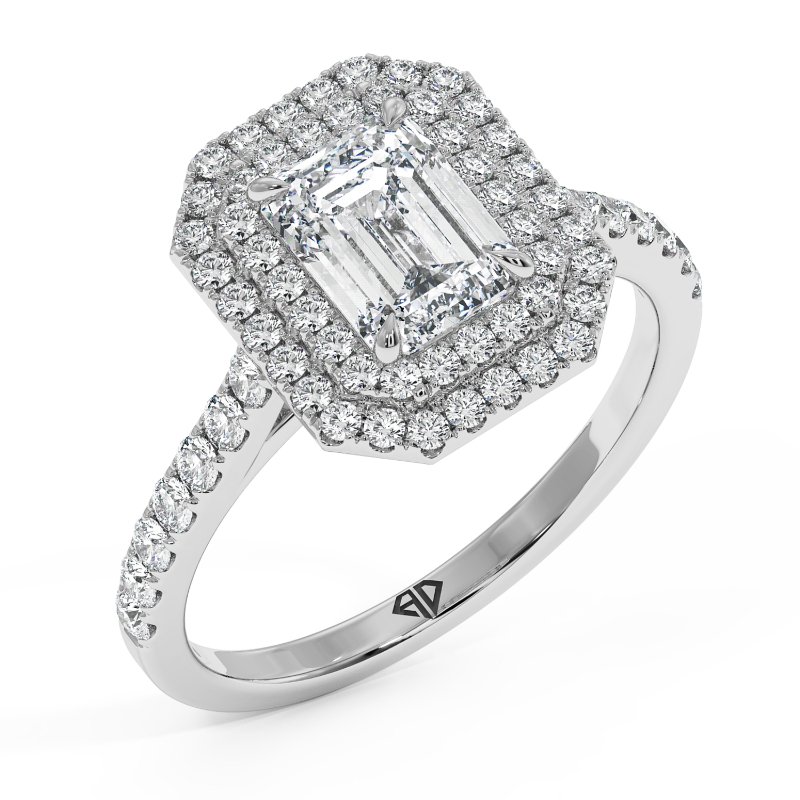 18K White Gold Eva Engagement Ring