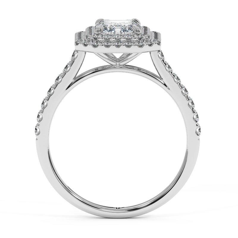 18K White Gold Eva Engagement Ring