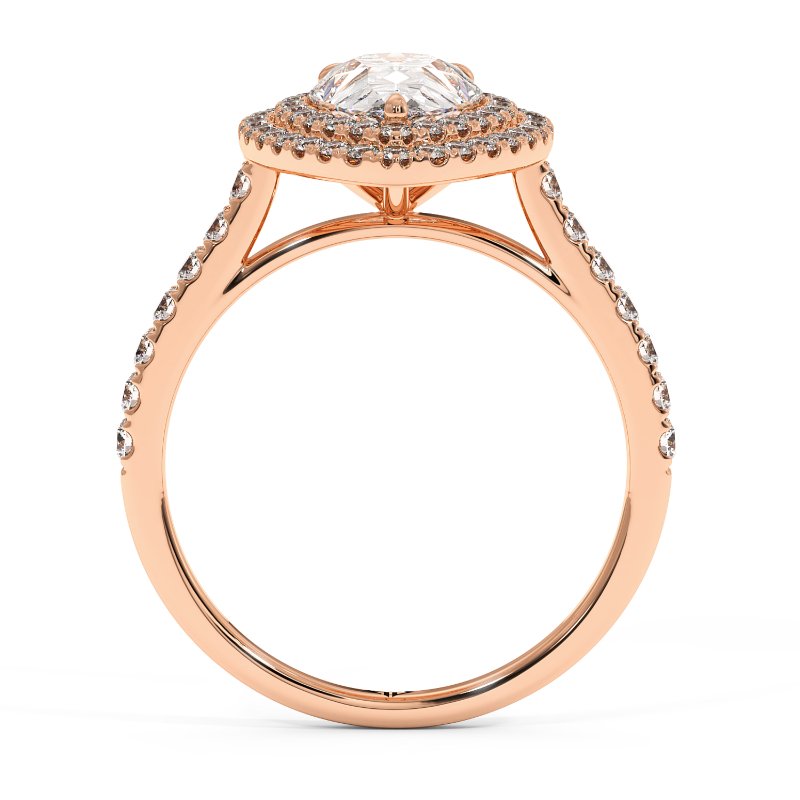 18K Rose Gold Eva Engagement Ring