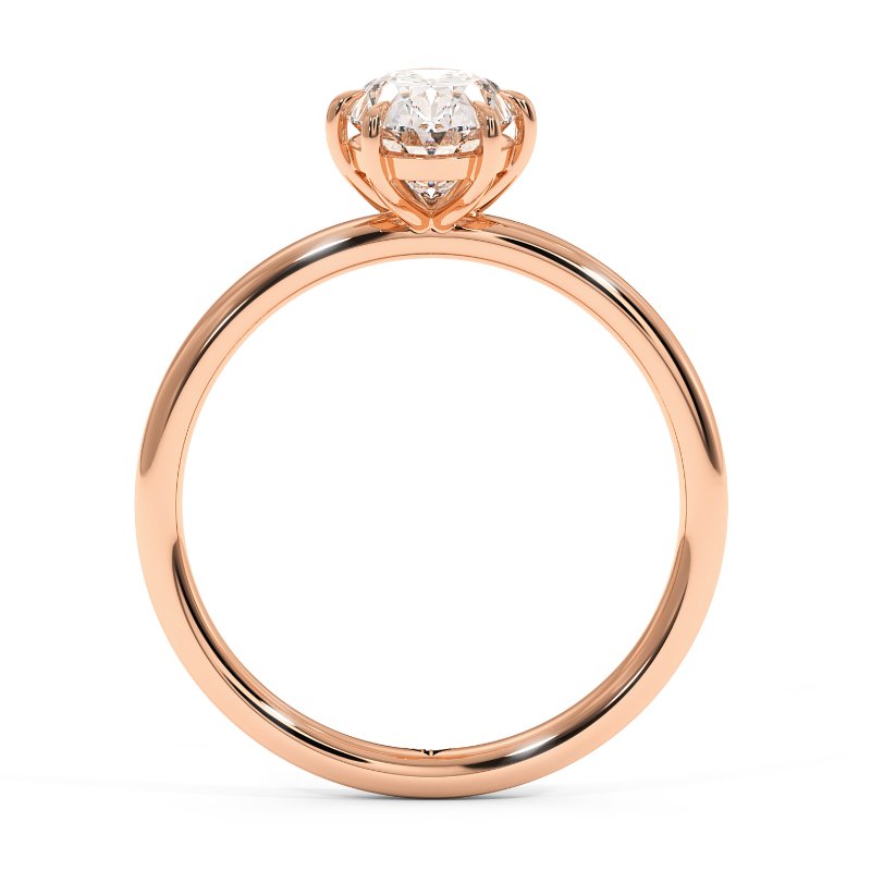 18K Rose Gold Octavia Engagement Ring