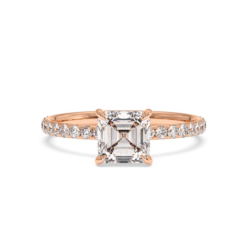 18K Rose Gold Auriella Engagement Ring