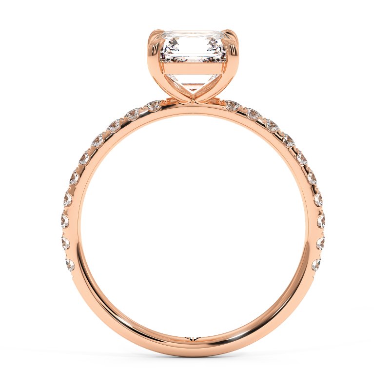 18K Rose Gold Auriella Engagement Ring