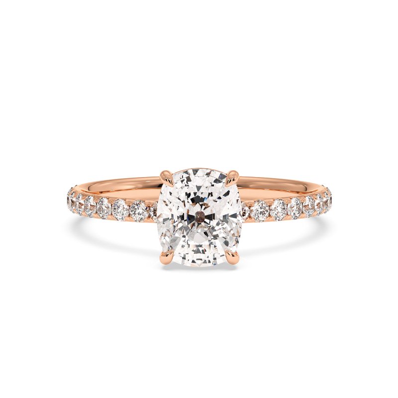 18K Rose Gold Auriella Engagement Ring
