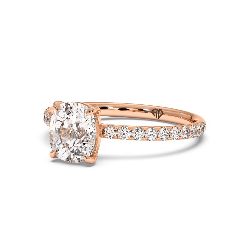 18K Rose Gold Auriella Engagement Ring