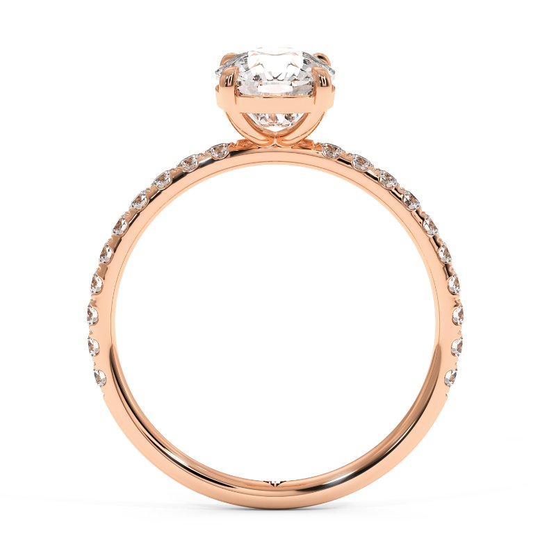 18K Rose Gold Auriella Engagement Ring
