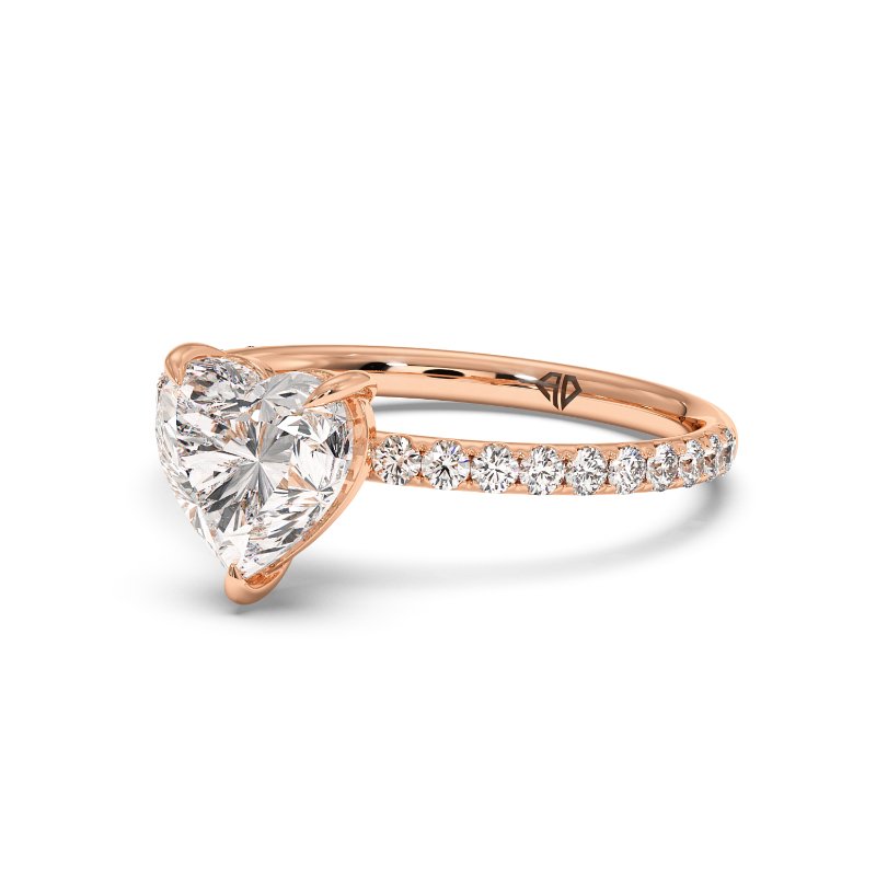 18K Rose Gold Auriella Engagement Ring