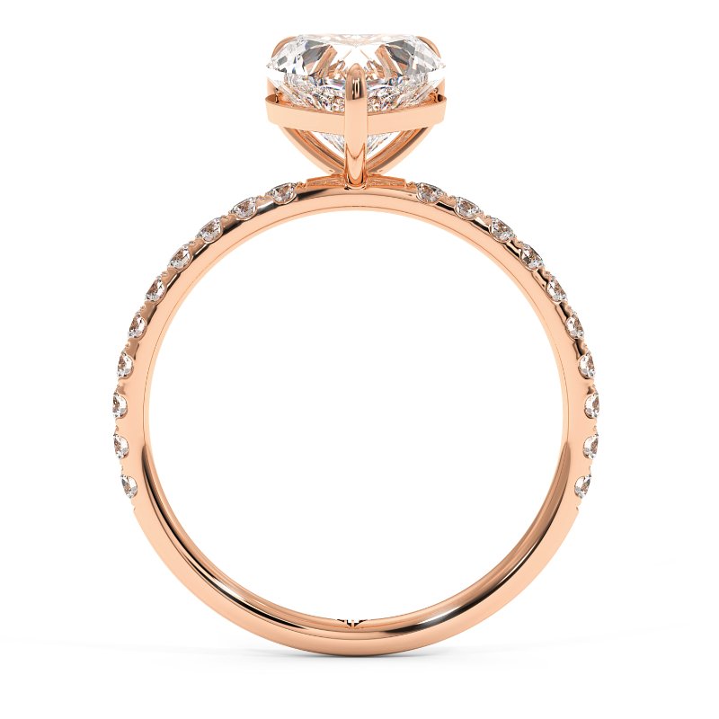 18K Rose Gold Auriella Engagement Ring