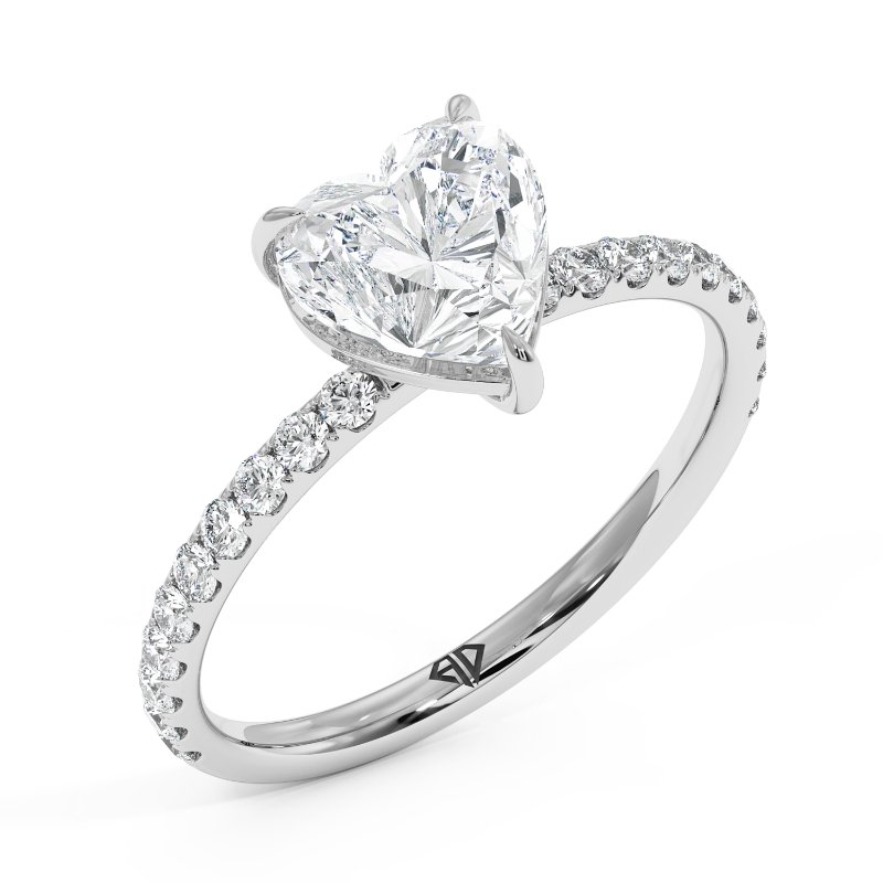 18K White Gold Auriella Engagement Ring
