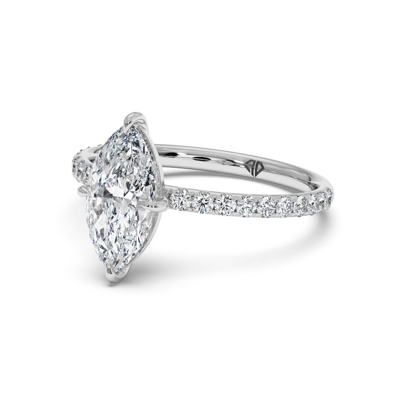18K White Gold Auriella Engagement Ring