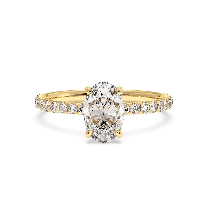 18K Yellow Gold Auriella Engagement Ring