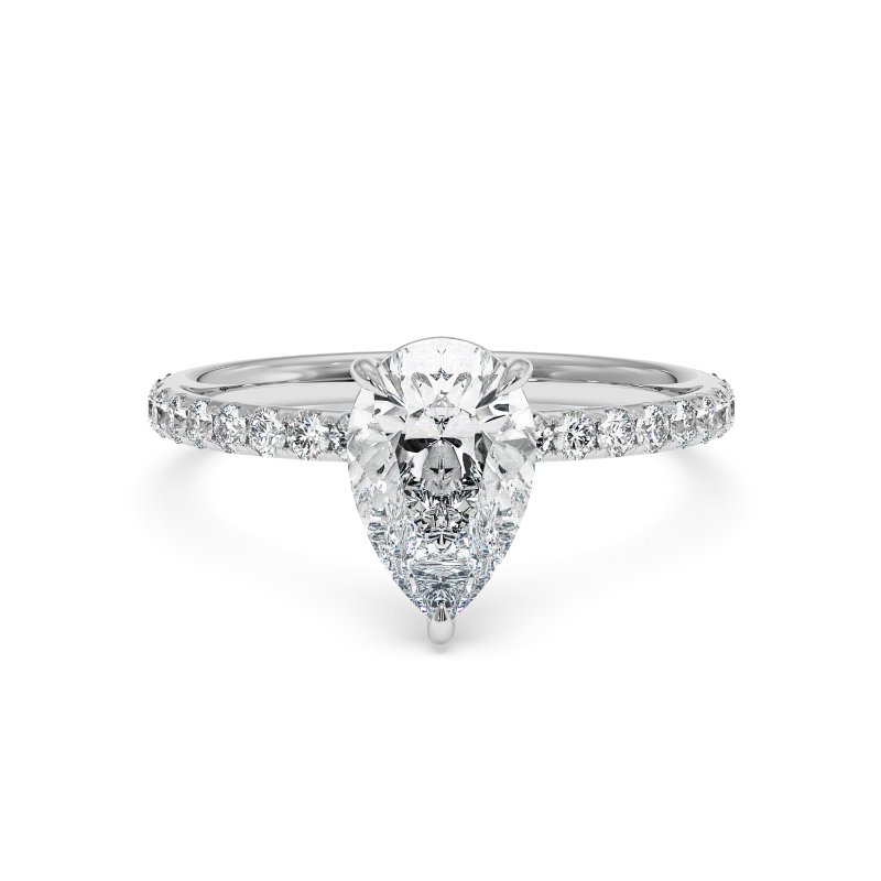 18K White Gold Auriella Engagement Ring