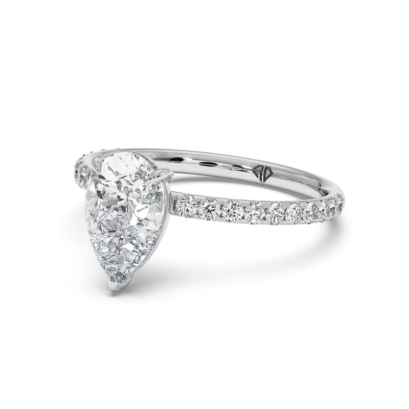 18K White Gold Auriella Engagement Ring