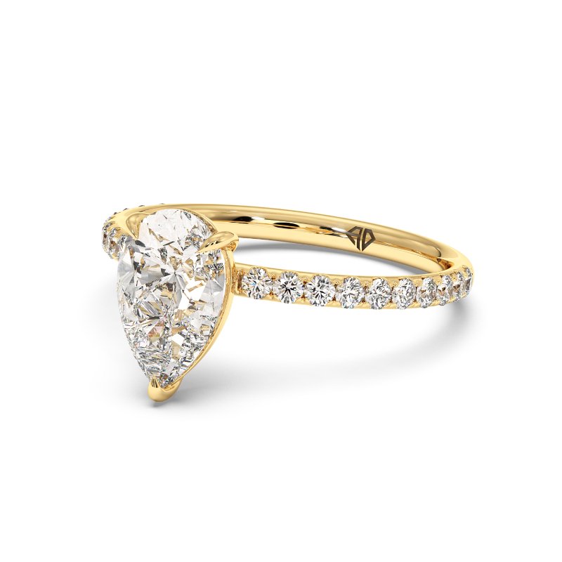 18K Yellow Gold Auriella Engagement Ring