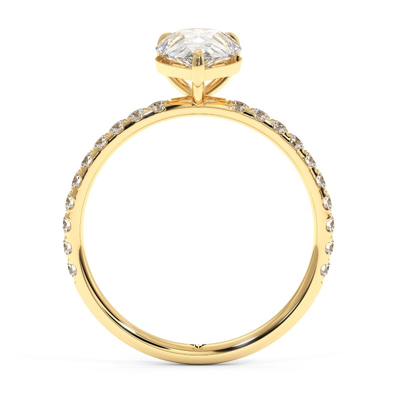 18K Yellow Gold Auriella Engagement Ring