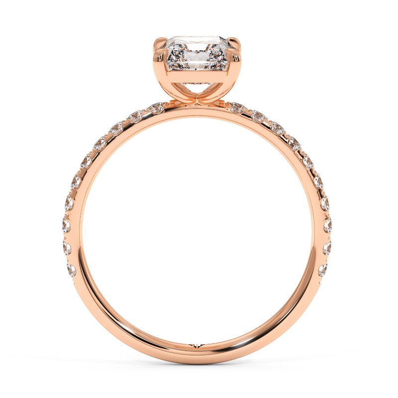18K Rose Gold Auriella Engagement Ring
