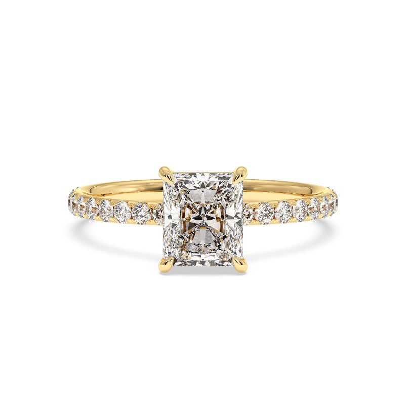 18K Yellow Gold Auriella Engagement Ring