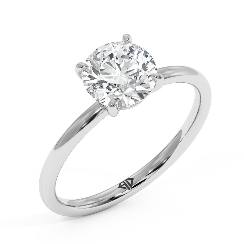 Platinum Sara Diamond Solitaire Engagement Ring