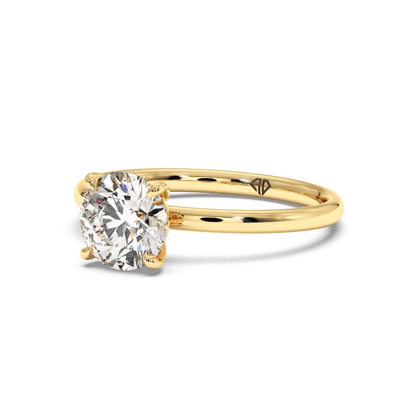 18K Yellow Gold Sara Diamond Solitaire Engagement Ring