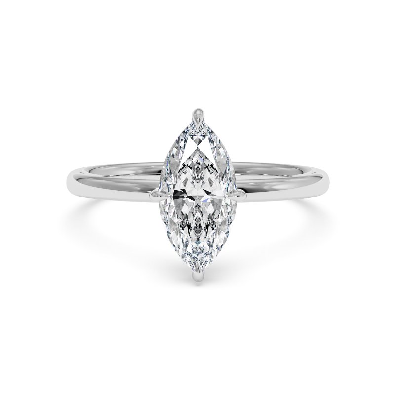 18K White Gold Fiora Engagement Ring