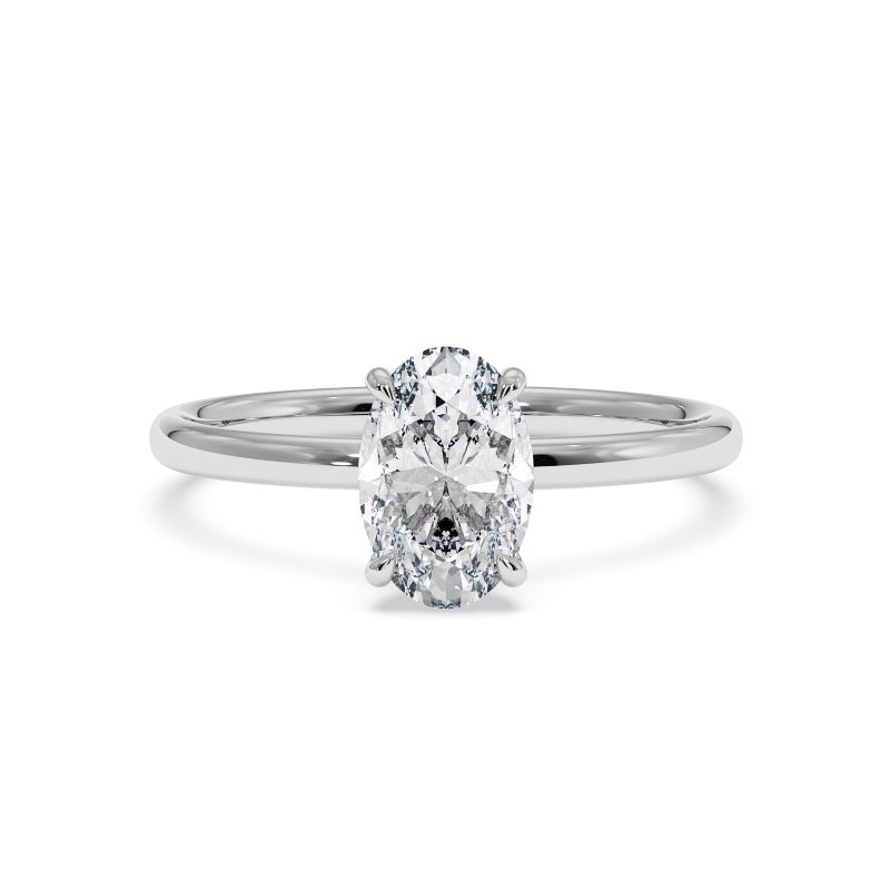 18K White Gold Fiora Engagement Ring